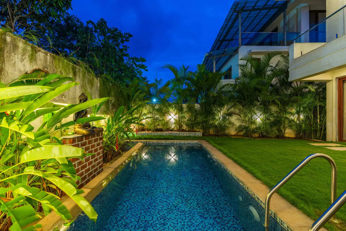 Azalea | Pet-friendly 3-BHK Villa in Goa With Private Pool, Garden & Bar | ELV - Photo 2