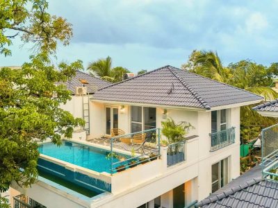 Purple Coral | Luxe 5-BHK Villa in Goa | 2 Private Pools & Lift Nr. Chapora Fort