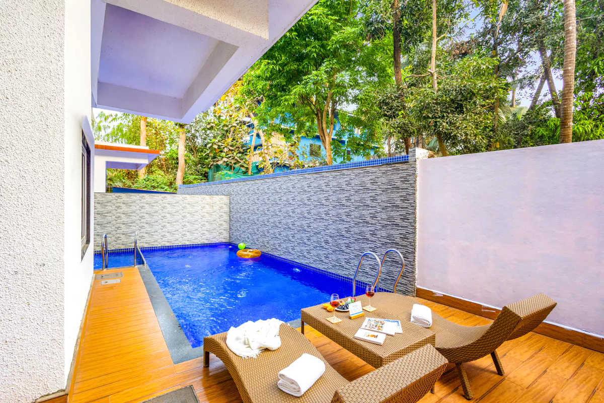 Villa Plume | 4-BHK Pet-Friendly Villa in Goa | Private Pool | Calangute Beach | ELV - Photo 1