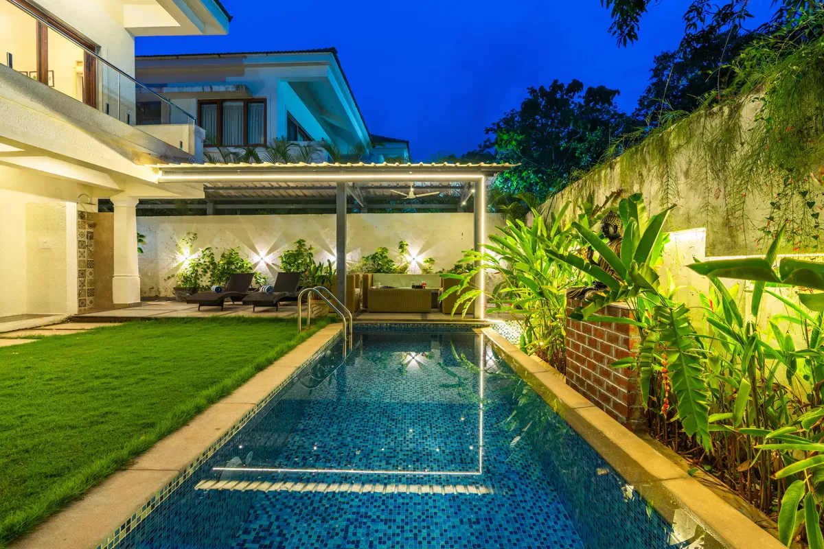 Azalea | Pet-friendly 3-BHK Villa in Goa With Private Pool, Garden & Bar | ELV - Photo 3