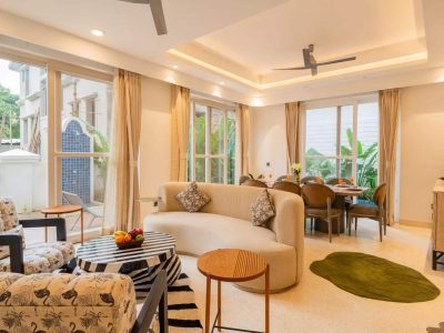 Purple Coral | Luxe 5-BHK Villa in Goa | 2 Private Pools & Lift Nr. Chapora Fort