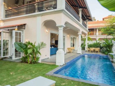 Opalys | 4-BHK Villa in Goa | Pvt Pool & Garden | Lift