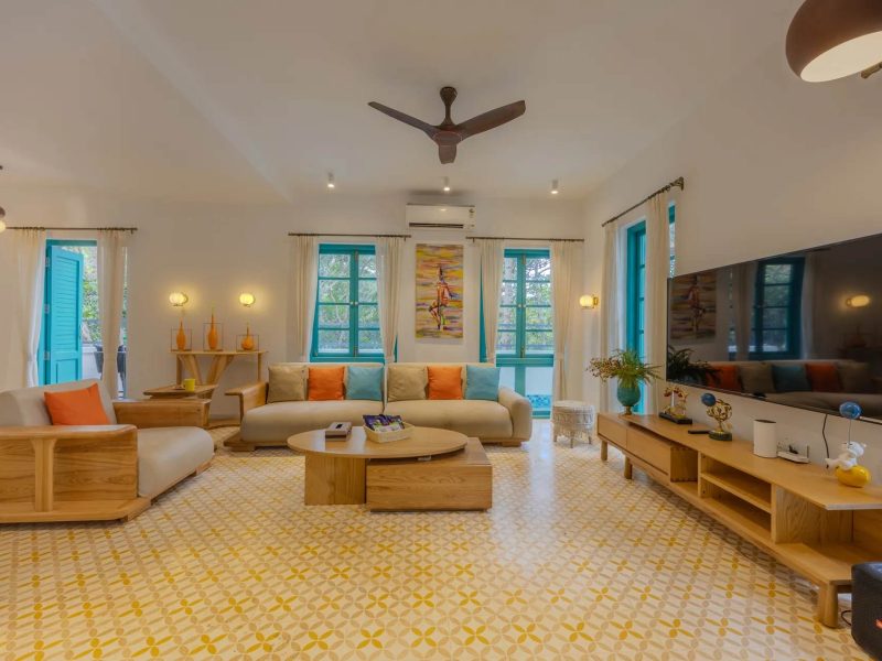 Casa Da Sol | 3-BHK Villa in Goa with Private Pool, Lounge Space & Balconies