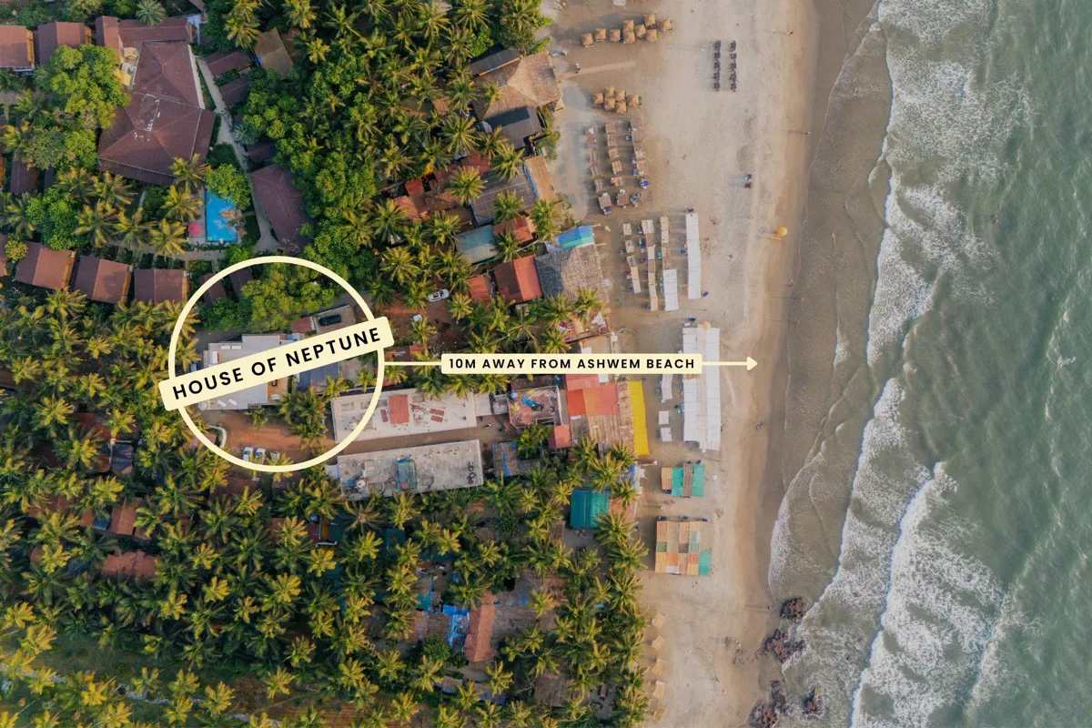 House of Neptune | 1-BHK Boutique Hut in GOA | Open Kitchen | Sit-out area | ELV - Photo 3