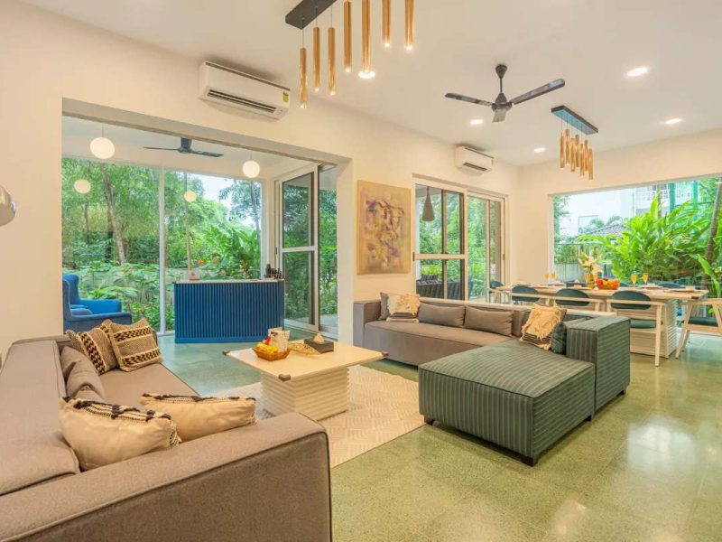 Casa Del Mar | Elegant 4-BHK Villa in Goa with Pool, Bars, Lounge & Gazebo