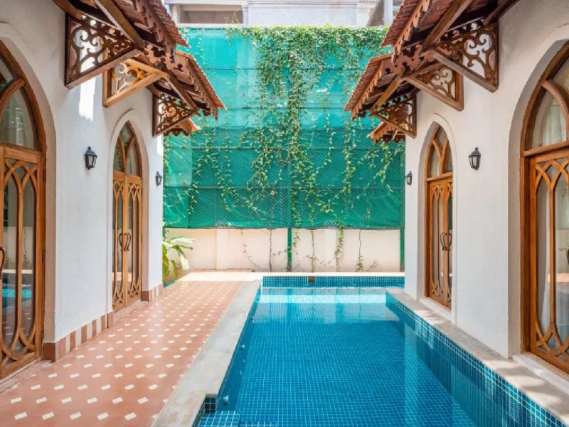 Samukha | Pet-friendly 4-BHK Villa in Goa | Pvt. Pool & Garden & Entertainment Lounge