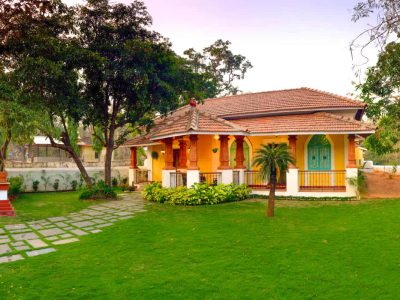 Terra Rosa | Portuguese-styled 4-BHK Villa in Goa | Pvt. Pool, Garden, Veranda & Sit-out Area