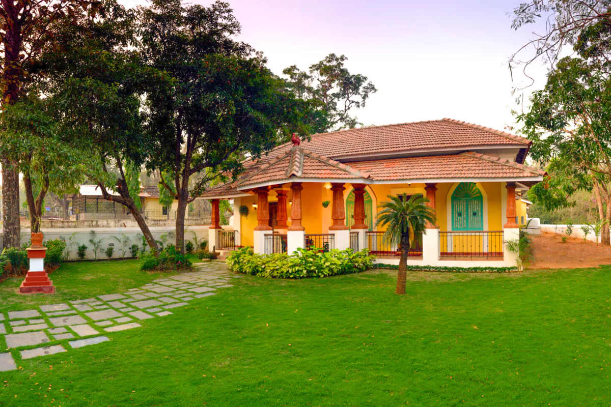 Terra Rosa | Portuguese-styled 4-BHK Villa in Goa | Pvt. Pool, Garden, Veranda & Sit-out Area | ELV - Photo 2
