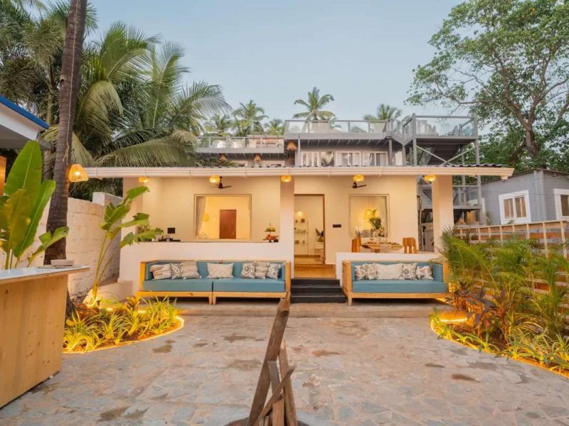 House of Neptune | 1-BHK Boutique Hut in GOA | Open Kitchen | Sit-out area