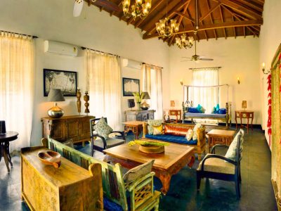Terra Rosa | Portuguese-styled 4-BHK Villa in Goa | Pvt. Pool, Garden, Veranda & Sit-out Area