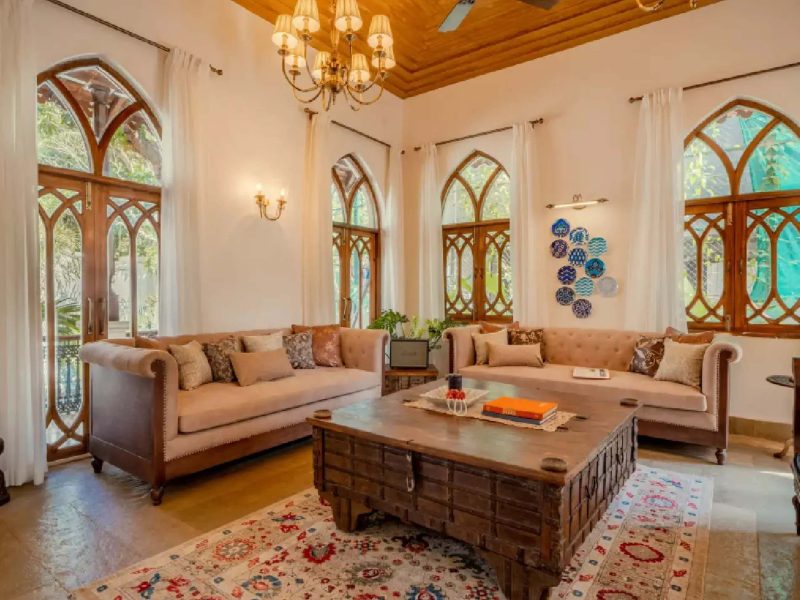 Samukha | Pet-friendly 4-BHK Villa in Goa | Pvt. Pool & Garden & Entertainment Lounge