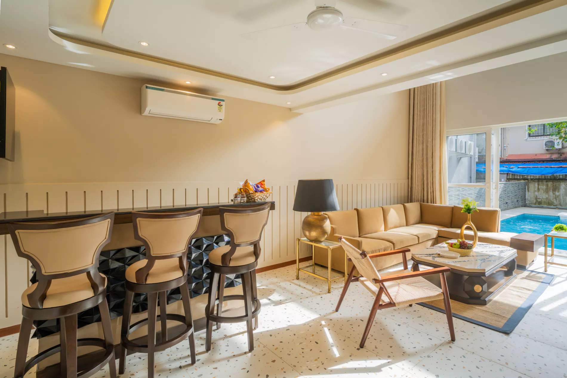 Solace AquaVista ELV | 5-BHK Villa in Goa with Pvt. Pool, Lounge Area & Bar - Photo 4