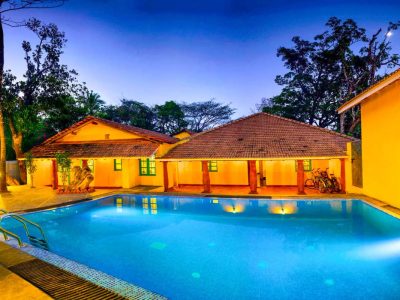 Terra Rosa | Portuguese-styled 4-BHK Villa in Goa | Pvt. Pool, Garden, Veranda & Sit-out Area