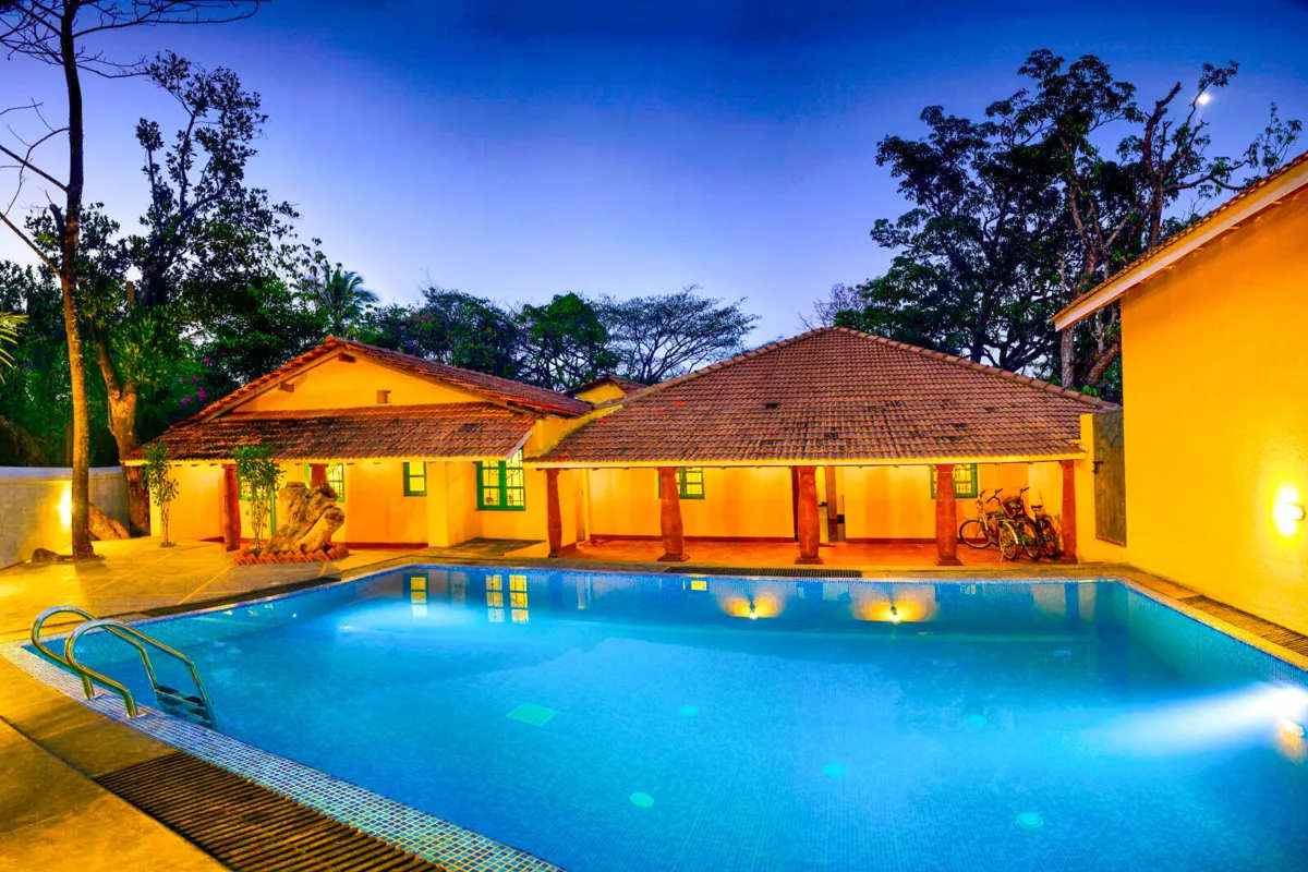 Terra Rosa | Portuguese-styled 4-BHK Villa in Goa | Pvt. Pool, Garden, Veranda & Sit-out Area | ELV - Photo 1