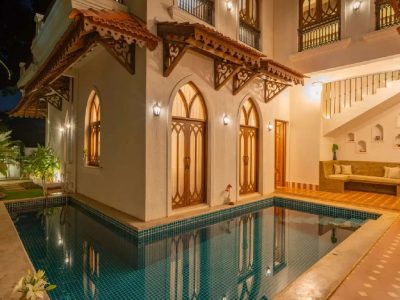 Samukha | Pet-friendly 4-BHK Villa in Goa | Pvt. Pool & Garden & Entertainment Lounge