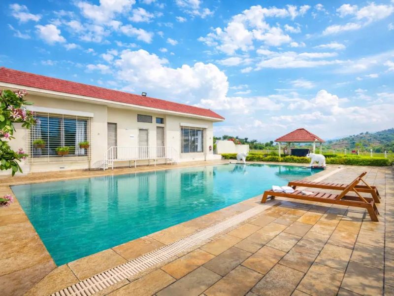 Shourya Celesta | Charming Hilltop 3-BHK Villa in Udaipur | Private Pool, Garden & Terrace