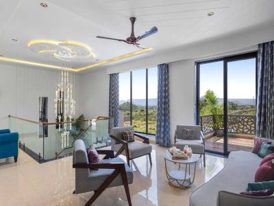 Shreya Blossom Retreat | 8-BHK Villa in Udaipur | Pvt. Pool, Gazebo, Garden, Bar & Scenic Aravali Views