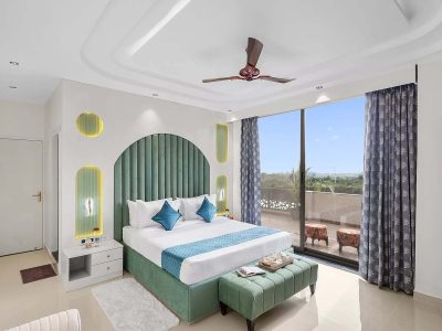Shreya Blossom Retreat | 8-BHK Villa in Udaipur | Pvt. Pool, Gazebo, Garden, Bar & Scenic Aravali Views