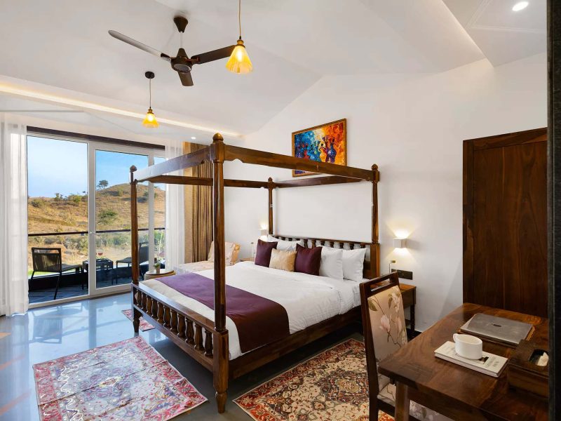 Godan Terra Estate | 10-BHK Riverside Retreat Villa in Udaipur with Pool, Garden |Mountain Views
