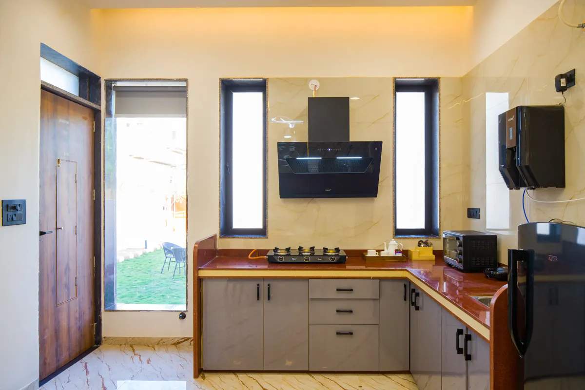 Parvam Retreat | Pet-friendly 2-BHK Villa In Udaipur | Pvt. Pool, Garden, Terrace & Aravali Hill Views | ELV - Photo 3