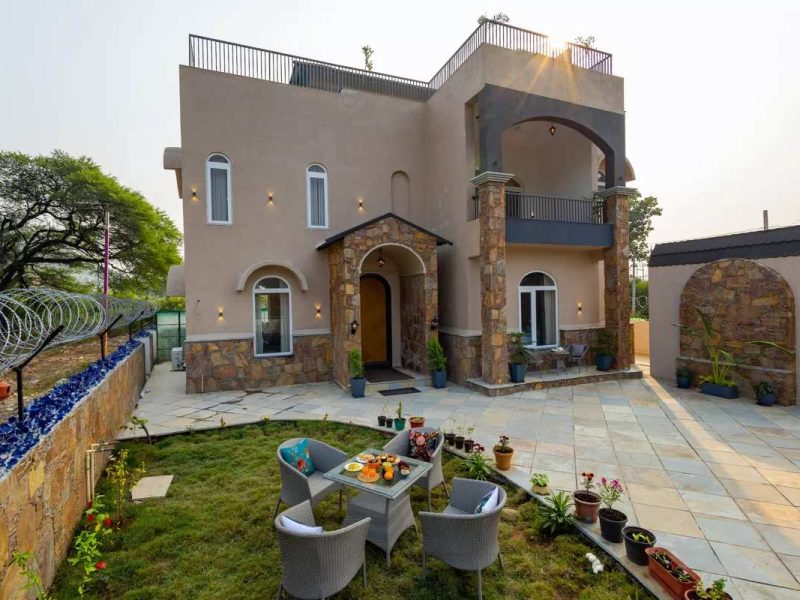 Vaikunth Villa | 3-BHK Villa in Udaipur Getaway with Rooftop Pool, Sit-out Area, Jacuzzi
