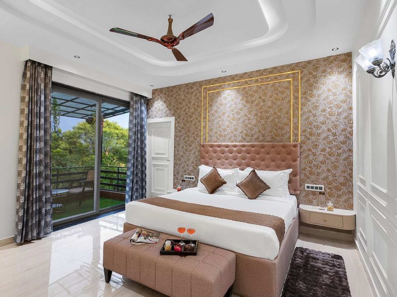 Shreya Blossom Retreat | 8-BHK Villa in Udaipur | Pvt. Pool, Gazebo, Garden, Bar & Scenic Aravali Views