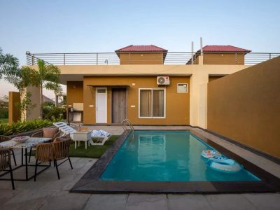 Heaven in Hills Kahili | Pet-friendly 2-BHK Villa in Udaipur | Pvt. Pool, Garden & Club House