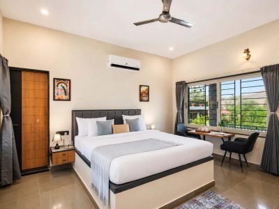 The Monolith | 4 BHK Villa in Udaipur with Pvt. Pool & Garden Lounge