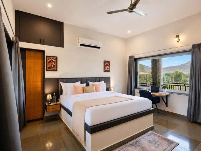 The Monolith | 4 BHK Villa in Udaipur with Pvt. Pool & Garden Lounge