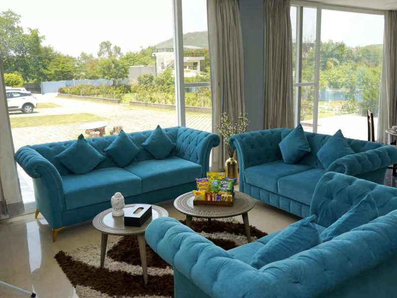Bluebell | 2-BHK Villa in Udaipur With Private Pool, Vibrant Gardens, & Majestic Aravali Views