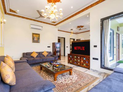 Lakemount | 2-BHK Villa in Udaipur Getaway, Pvt. Pool, Open-Air Gazebo & Terrace