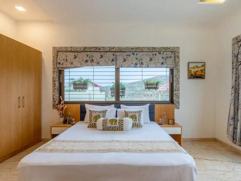 Shourya Celesta | Charming Hilltop 3-BHK Villa in Udaipur | Private Pool, Garden & Terrace