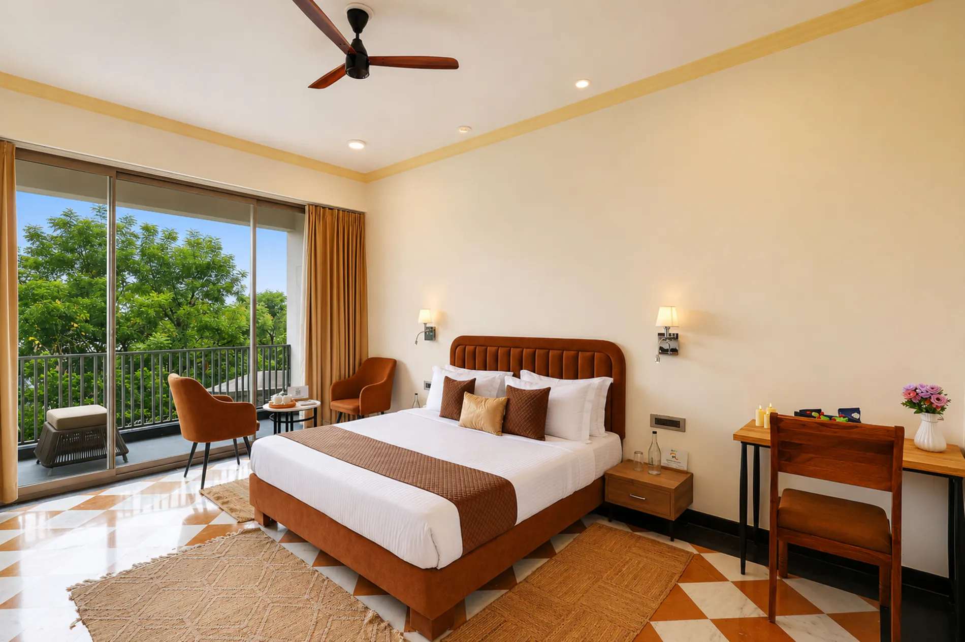 Villa Miran | Pet-friendly Boutique room Villa in Udaipur | Infinity looking Pool, Activity room, Lawn, Garden | ELV - Photo 3