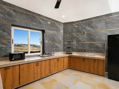 The Monolith | 4 BHK Villa in Udaipur with Pvt. Pool & Garden Lounge