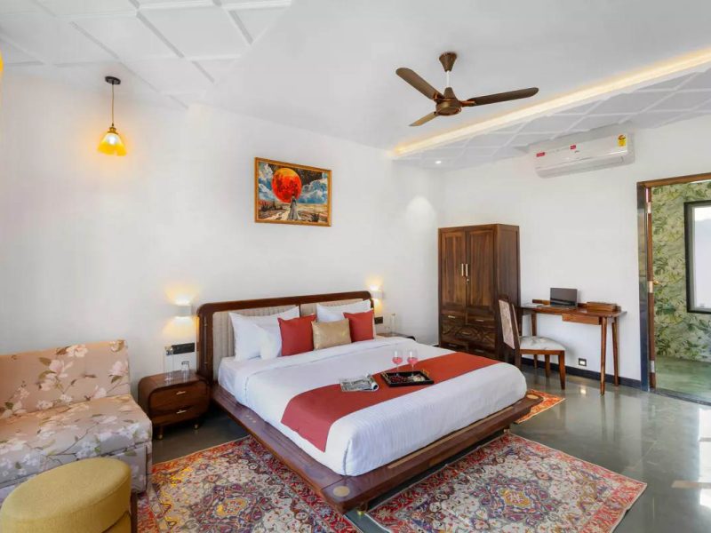 Godan Terra Estate | 10-BHK Riverside Retreat Villa in Udaipur with Pool, Garden |Mountain Views