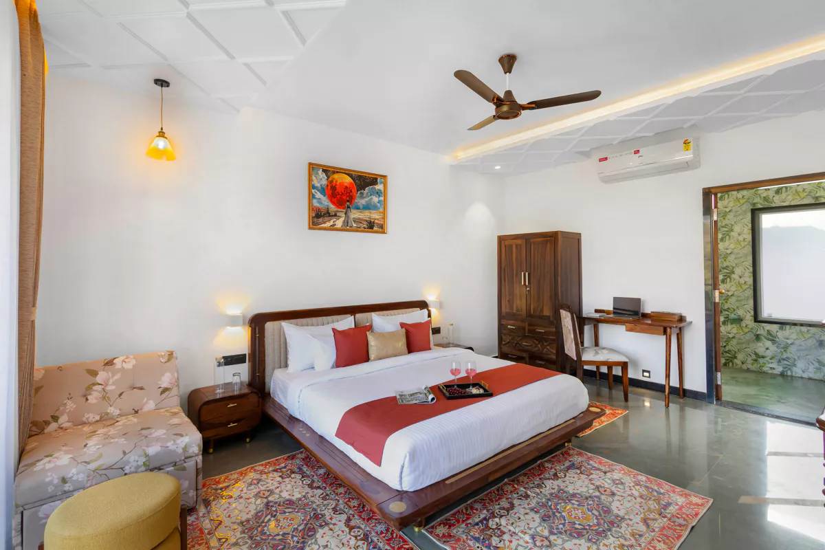 Godan Terra Estate | 10-BHK Riverside Retreat Villa in Udaipur with Pool, Garden | Mountain Views | ELV - Photo 5